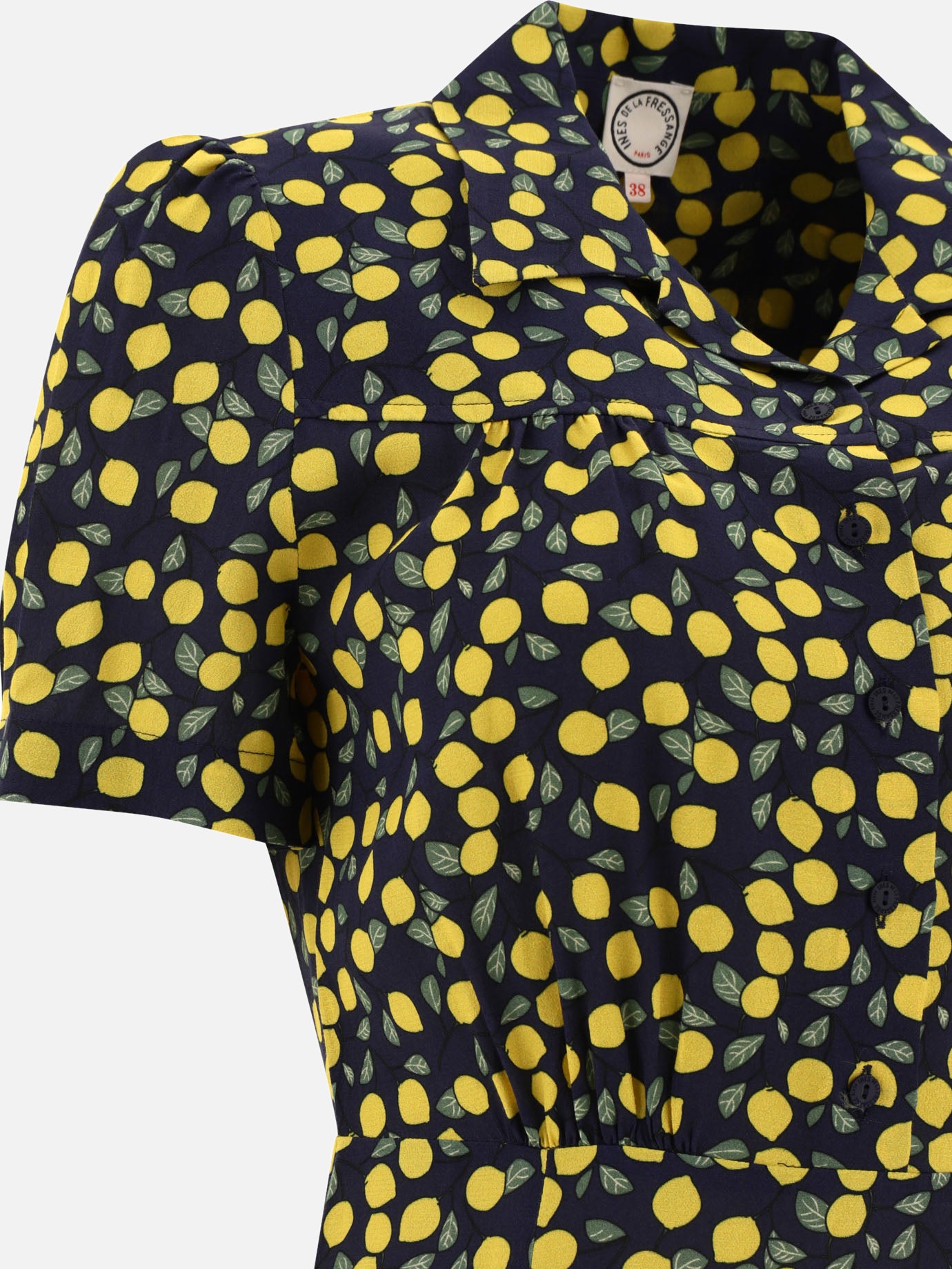 Ines De La Fressange "Angèle" dress 17303390_38 Blue 4