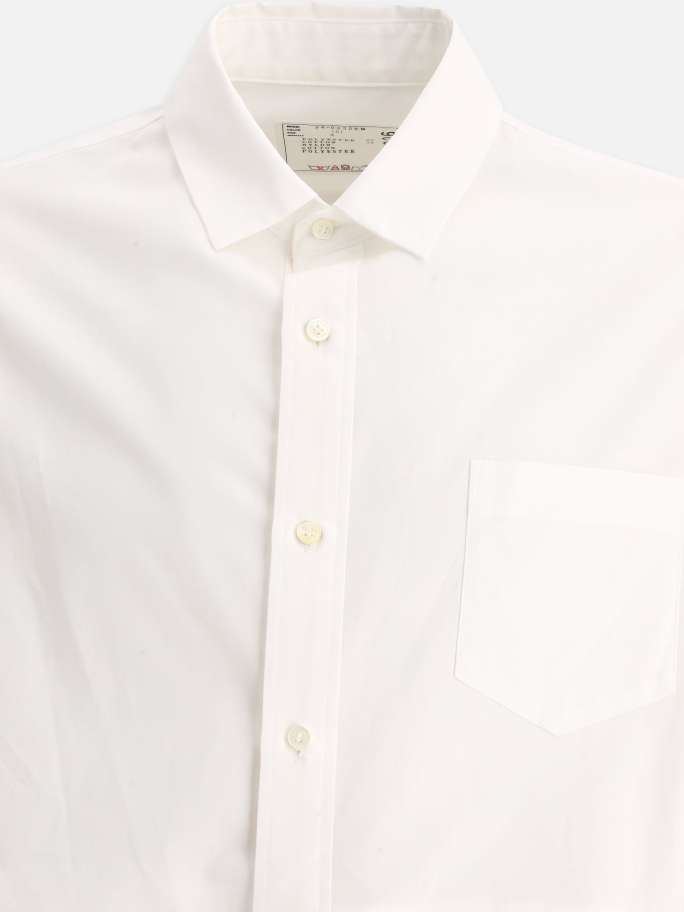 Sacai Poplin shirt 14094433_2 White 3