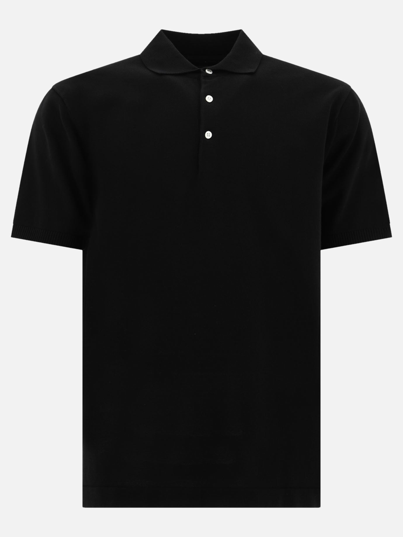 Beams Plus "12G" polo shirt 14500243_L Black 1