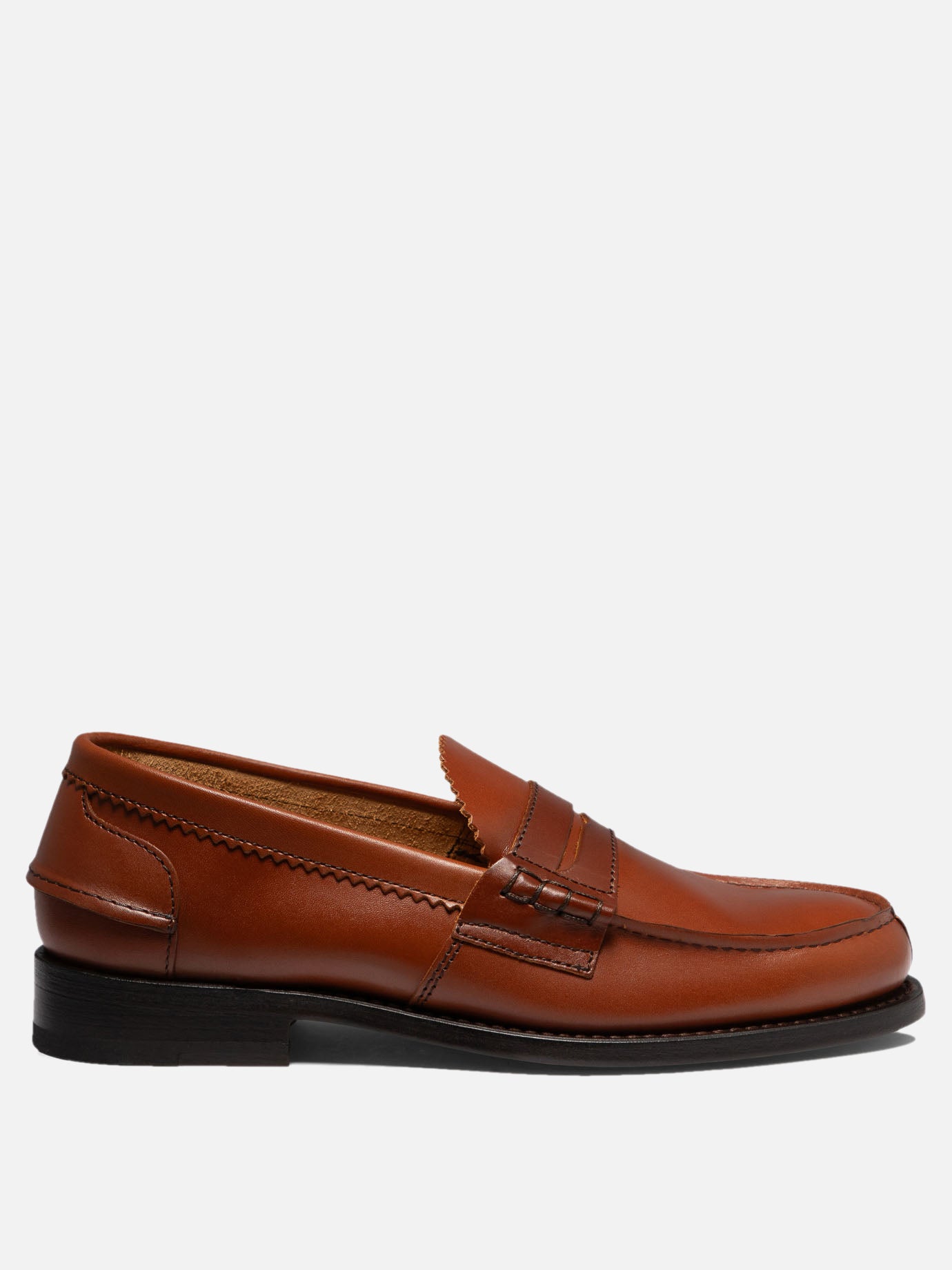 Saxone of Scotland "Arran" loafers 11424230_6 Brown 1