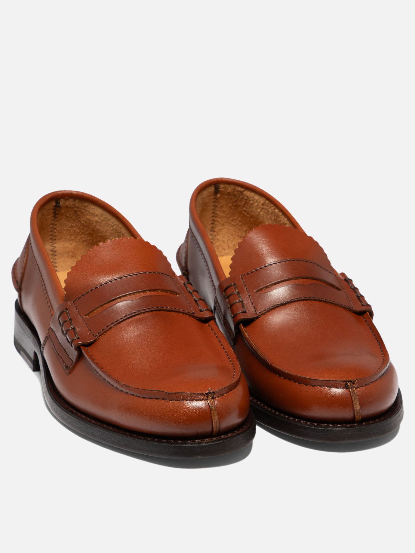 Saxone of Scotland "Arran" loafers 11424230_6 Brown 2