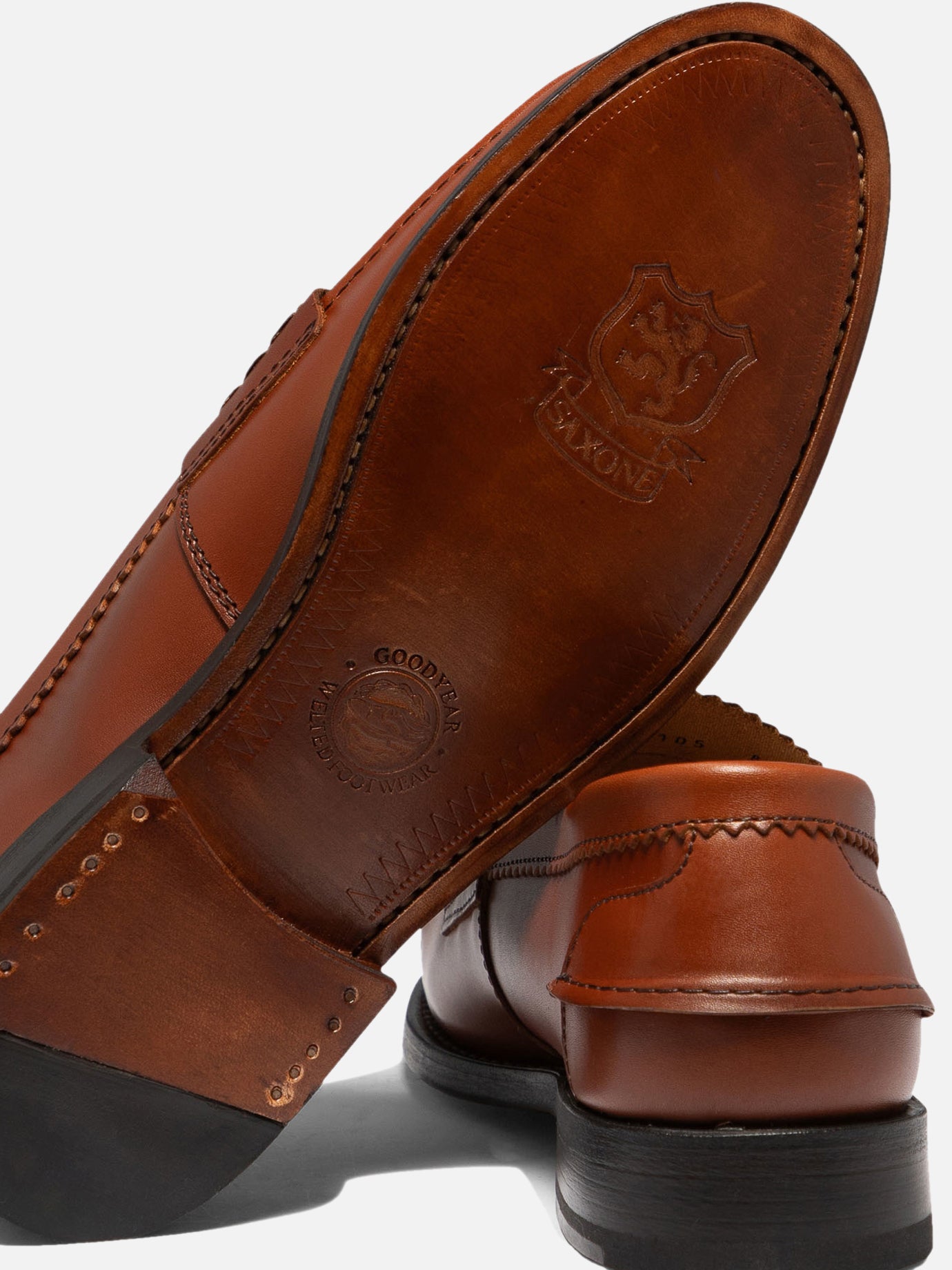 Saxone of Scotland "Arran" loafers 11424230_6 Brown 5