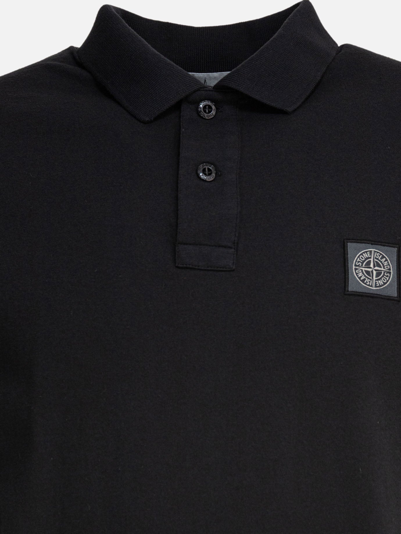 Stone Island Cotton jersey polo shirt 18185037_S Black 3