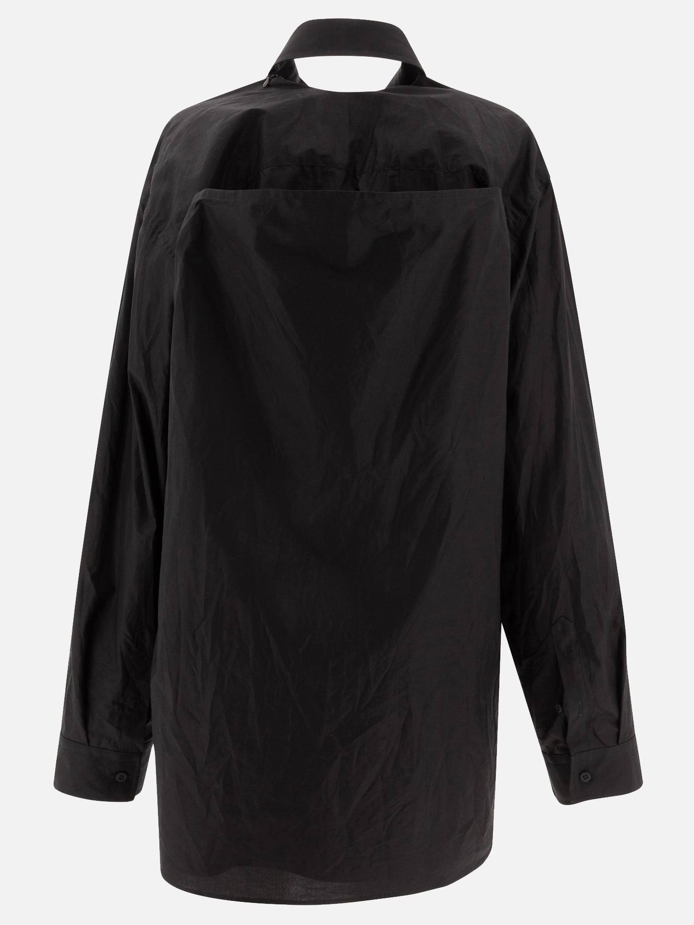 Balenciaga "Suspended" shirt-effect dress 19924709_36 Black 2