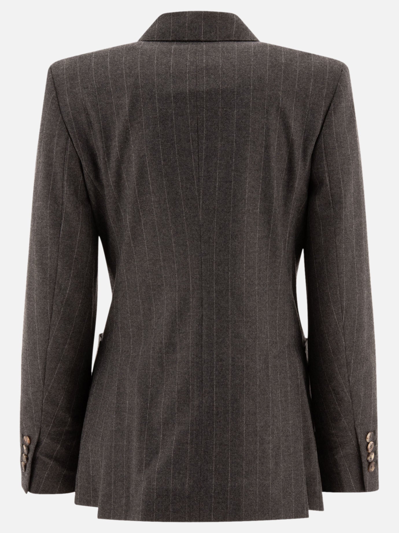 Max Mara "Maracas" pinstriped blazer 18847078_42 Grey 2