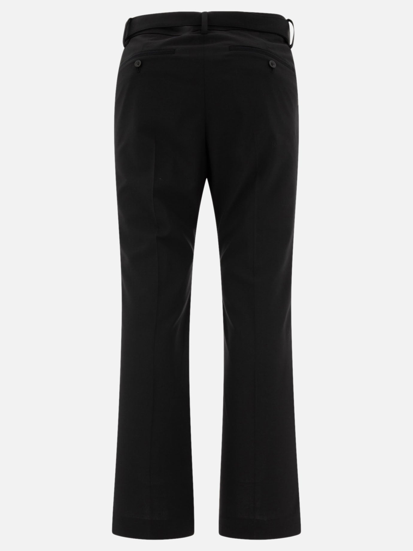 Sacai Belted trousers 15961272_1 Black 2