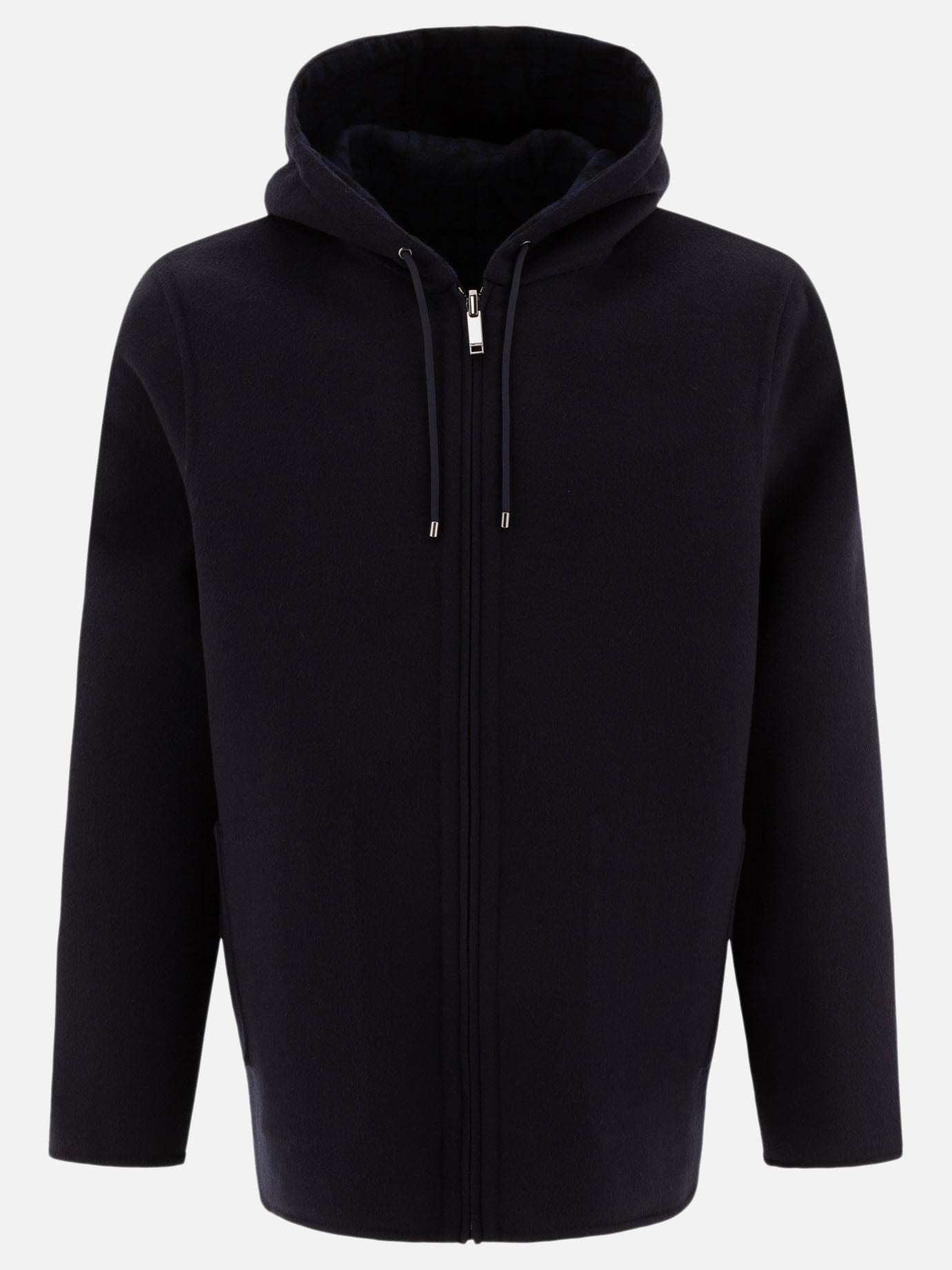 Valentino Reversible hoodie-style coat 17155695_48 Blue 1