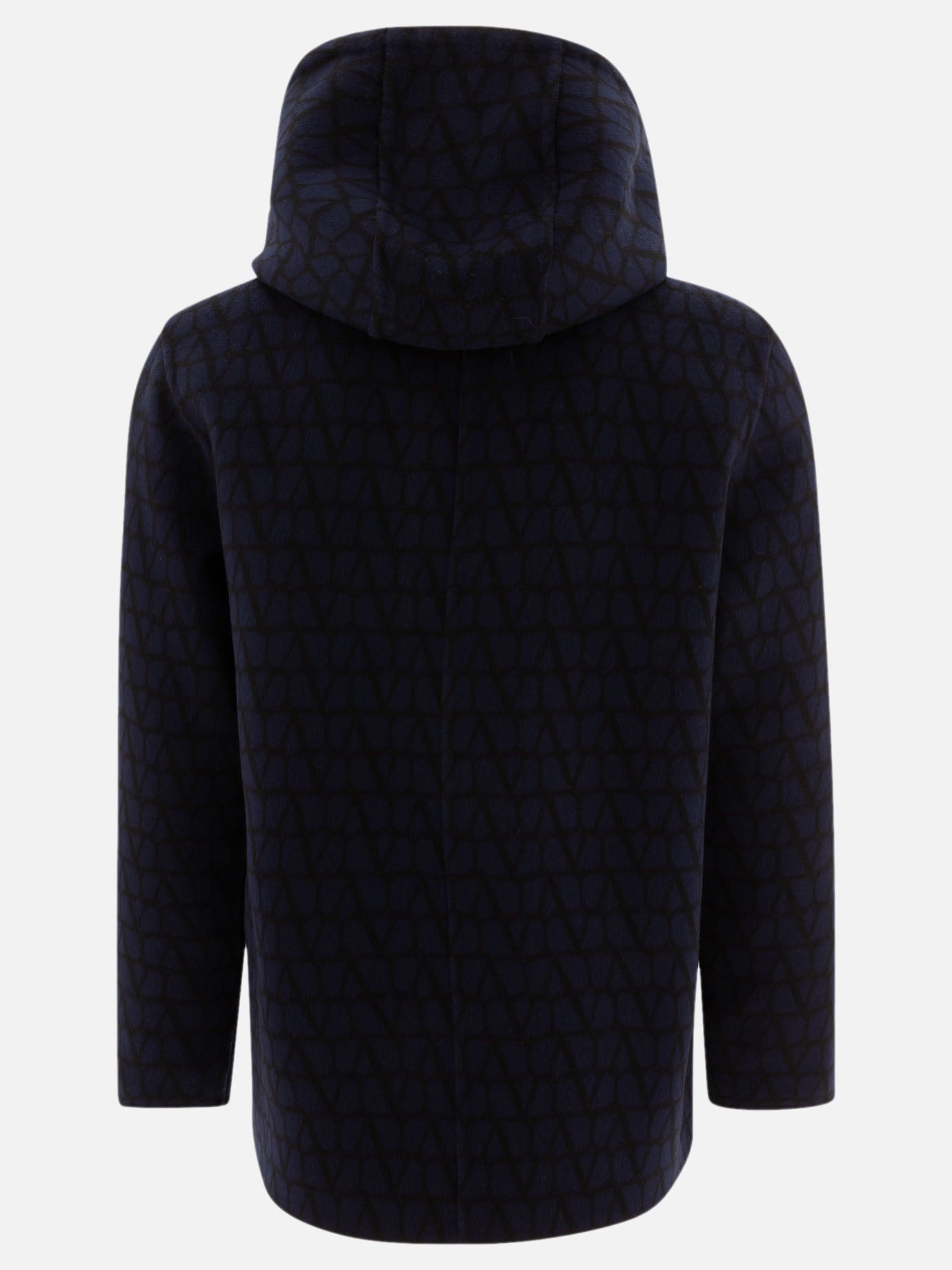 Valentino Reversible hoodie-style coat 17155695_48 Blue 4