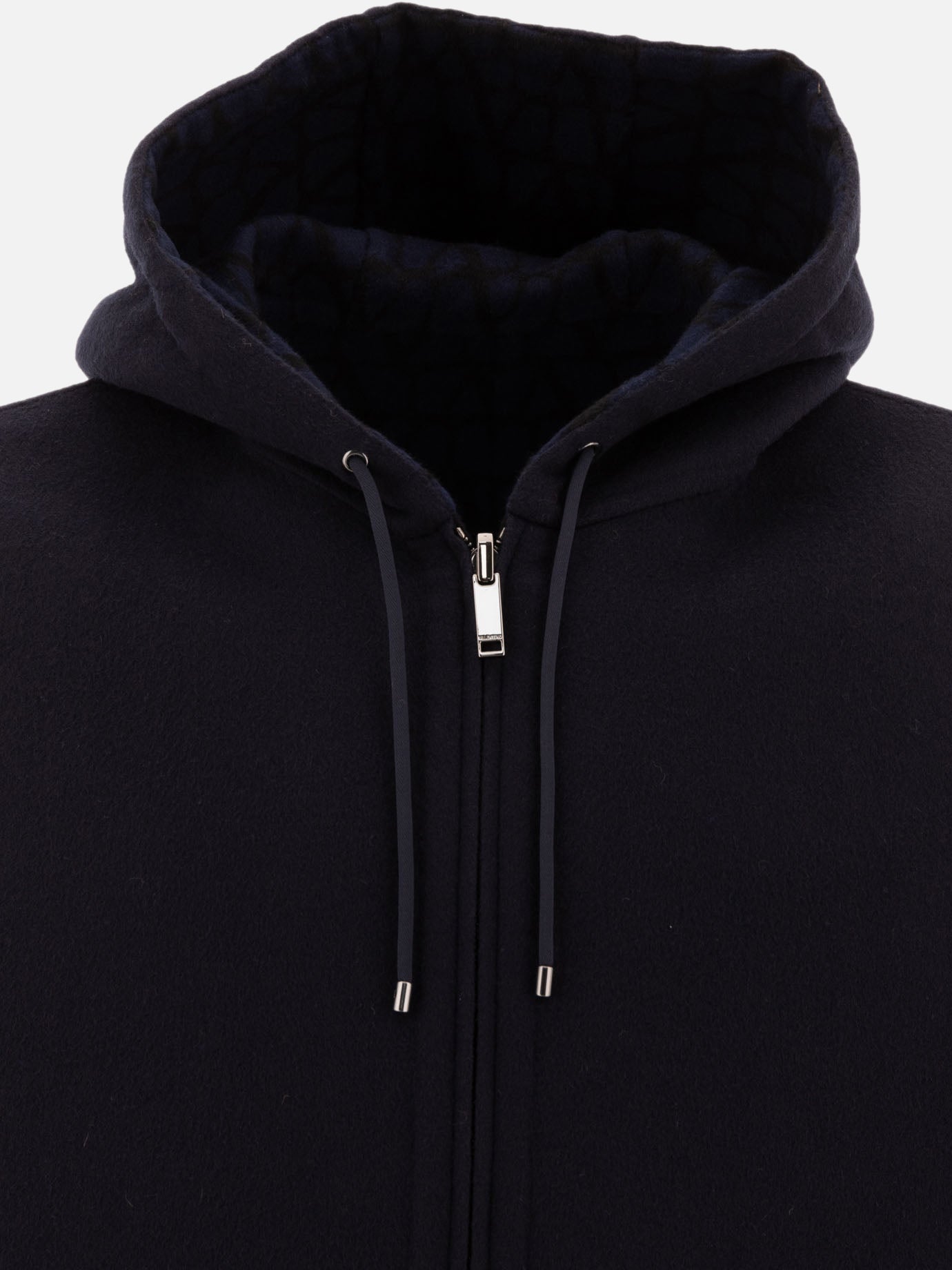 Valentino Reversible hoodie-style coat 17155695_48 Blue 5