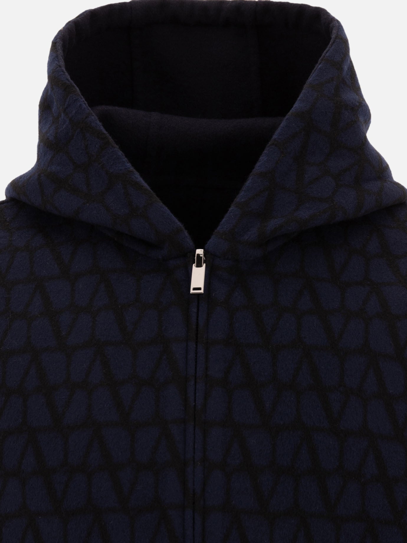 Valentino Reversible hoodie-style coat 17155695_48 Blue 6