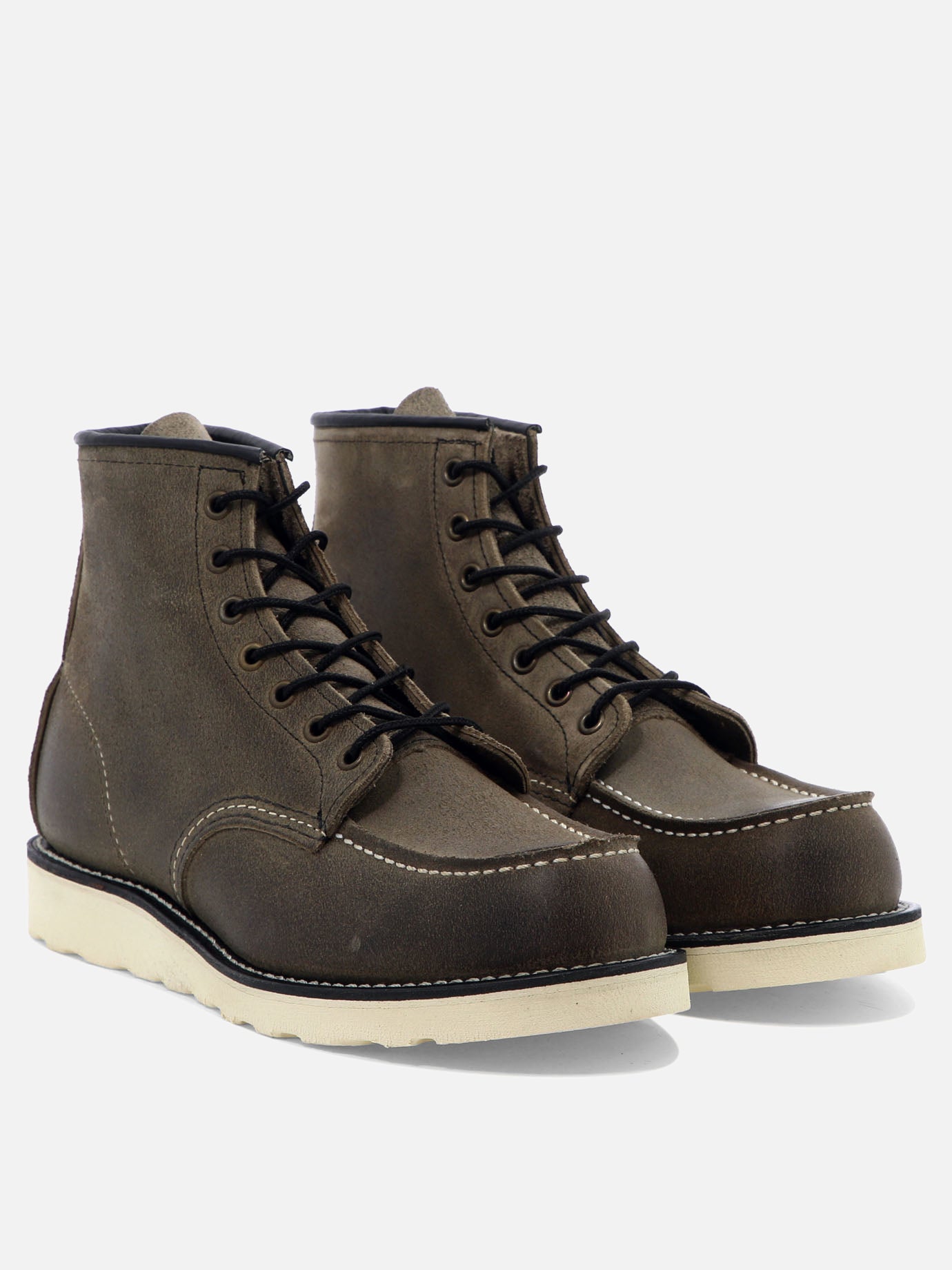 "Classic Moc Toe" lace-up boots