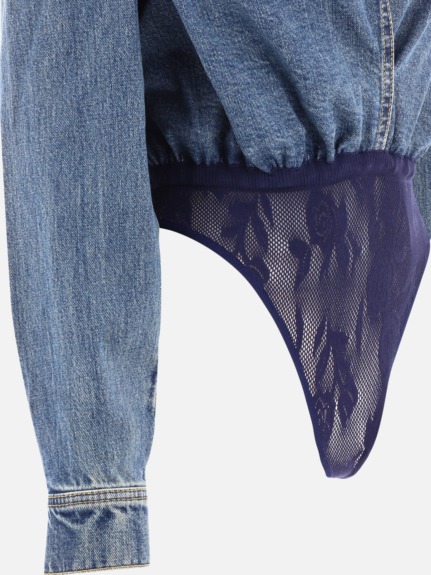 Bodysuits 100% cotton  Blue - Alaïa Women | PDP | VIETTI Online Store | thumbnail_4