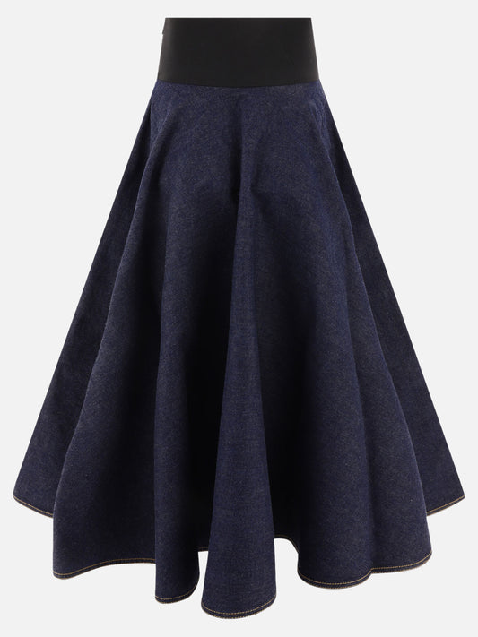 Long skirts 100% cotton  Blue - Alaïa Women | PLP | VIETTI Online Store | 2
