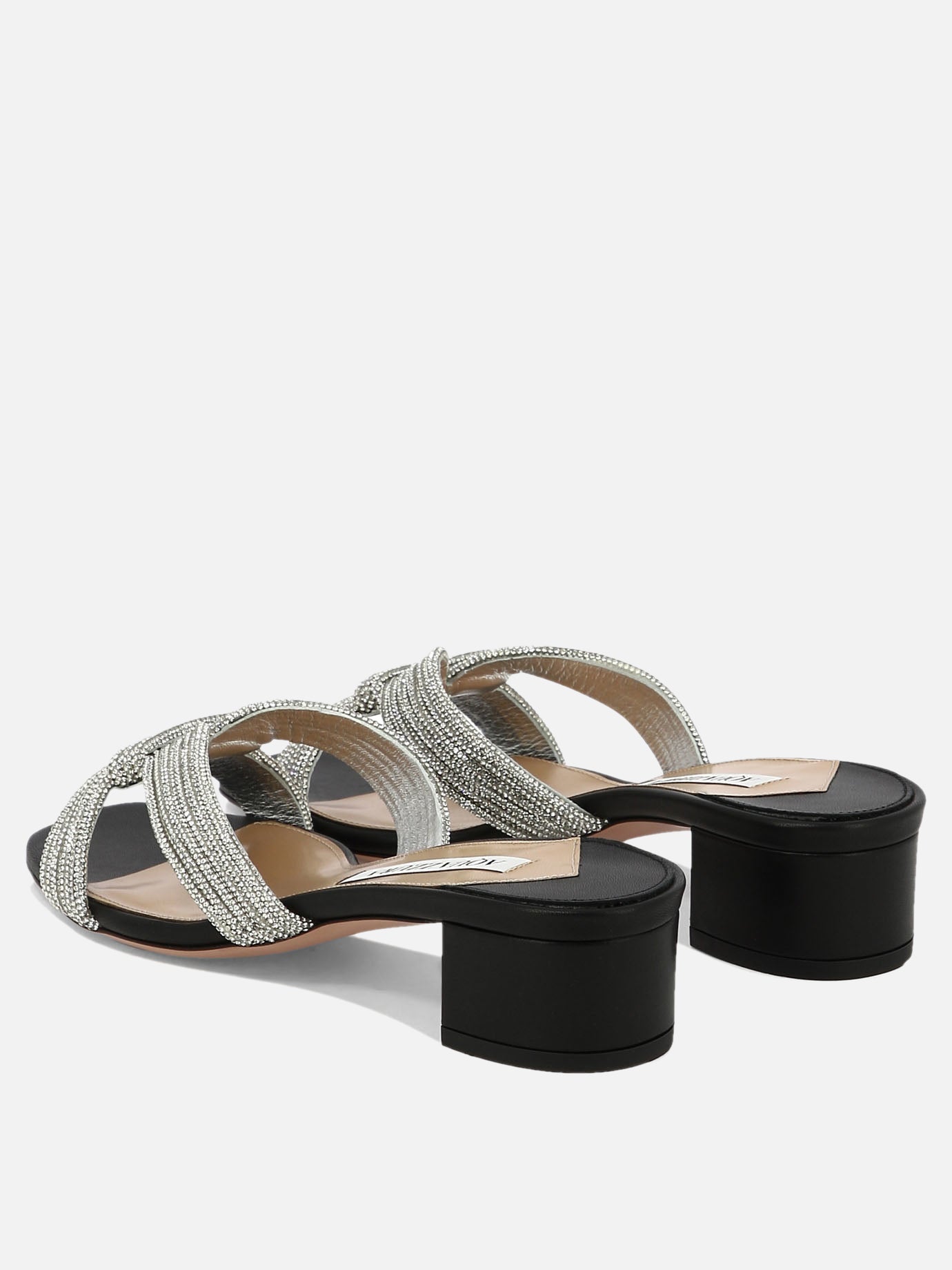 Heeled sandals 100% leather - 100% leather  Black - Aquazzura Women | PDP | VIETTI Online Store | Zoom-Modal_4
