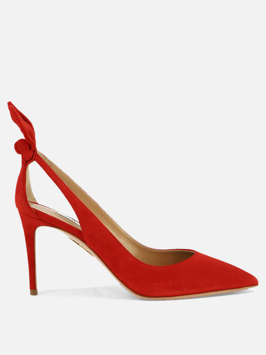 Pumps 100% suede - 100% leather  Red - Aquazzura Women | PLP | VIETTI Online Store 
