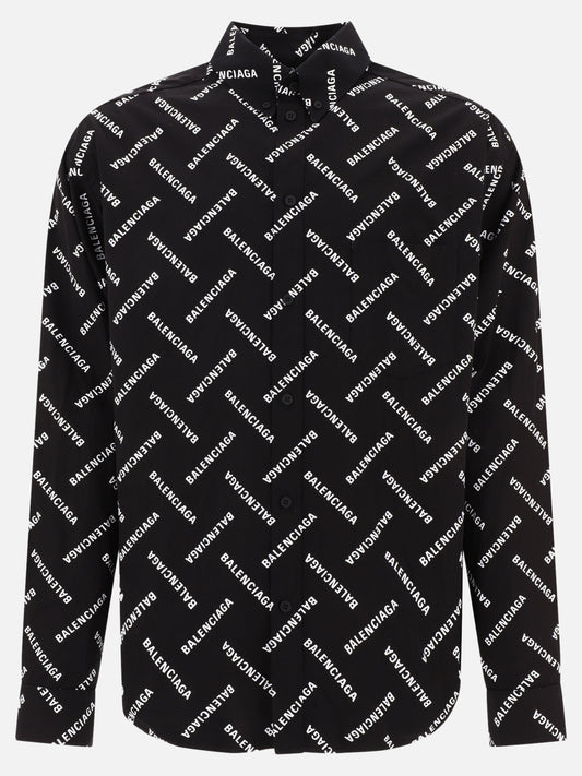 Casual shirts 100% cotton  Black - Balenciaga Men | PLP | VIETTI Online Store 
