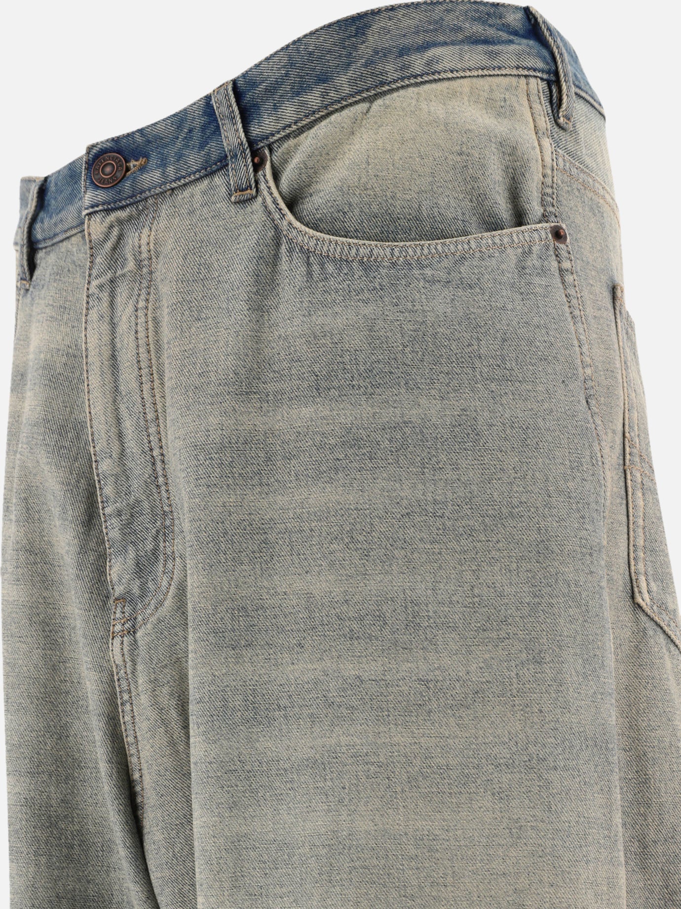 Leisure trousers 100% cotton  Light blue - Balenciaga Men | PDP | VIETTI Online Store | thumbnail_4