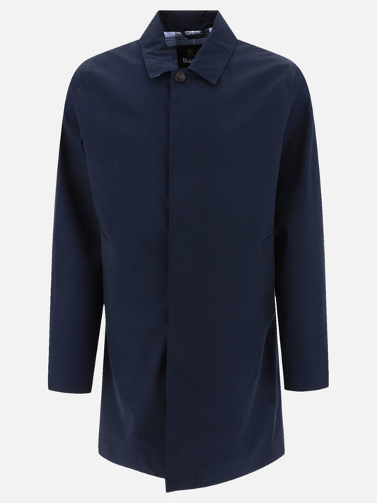 Raincoats & Trench coats Solid colour  Blue - Barbour Men | PLP | VIETTI Online Store 
