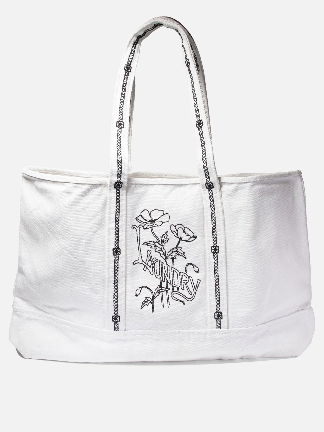 Bode "Laundry" tote bag White