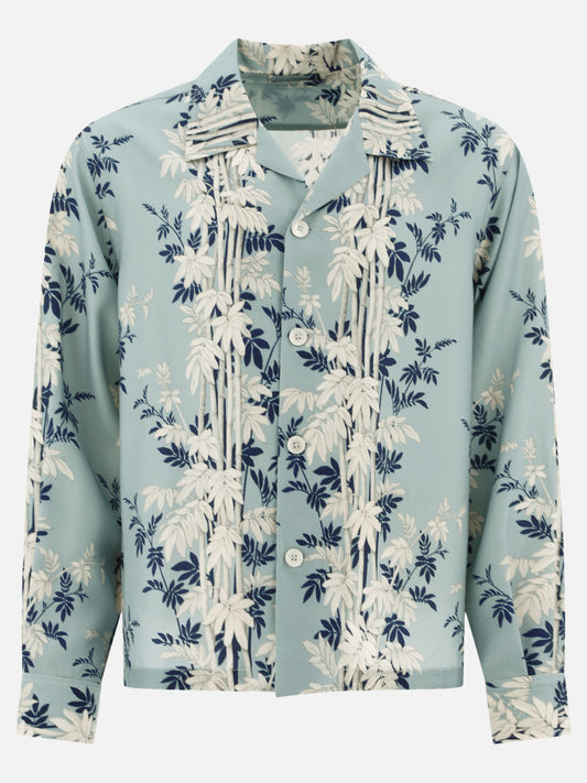 Bode "Bamboo Forest" shirt Light blue