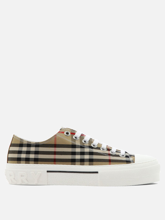 Low top sneakers 100% cotton - 100% rubber  Beige - Burberry Men | PLP | VIETTI Online Store 
