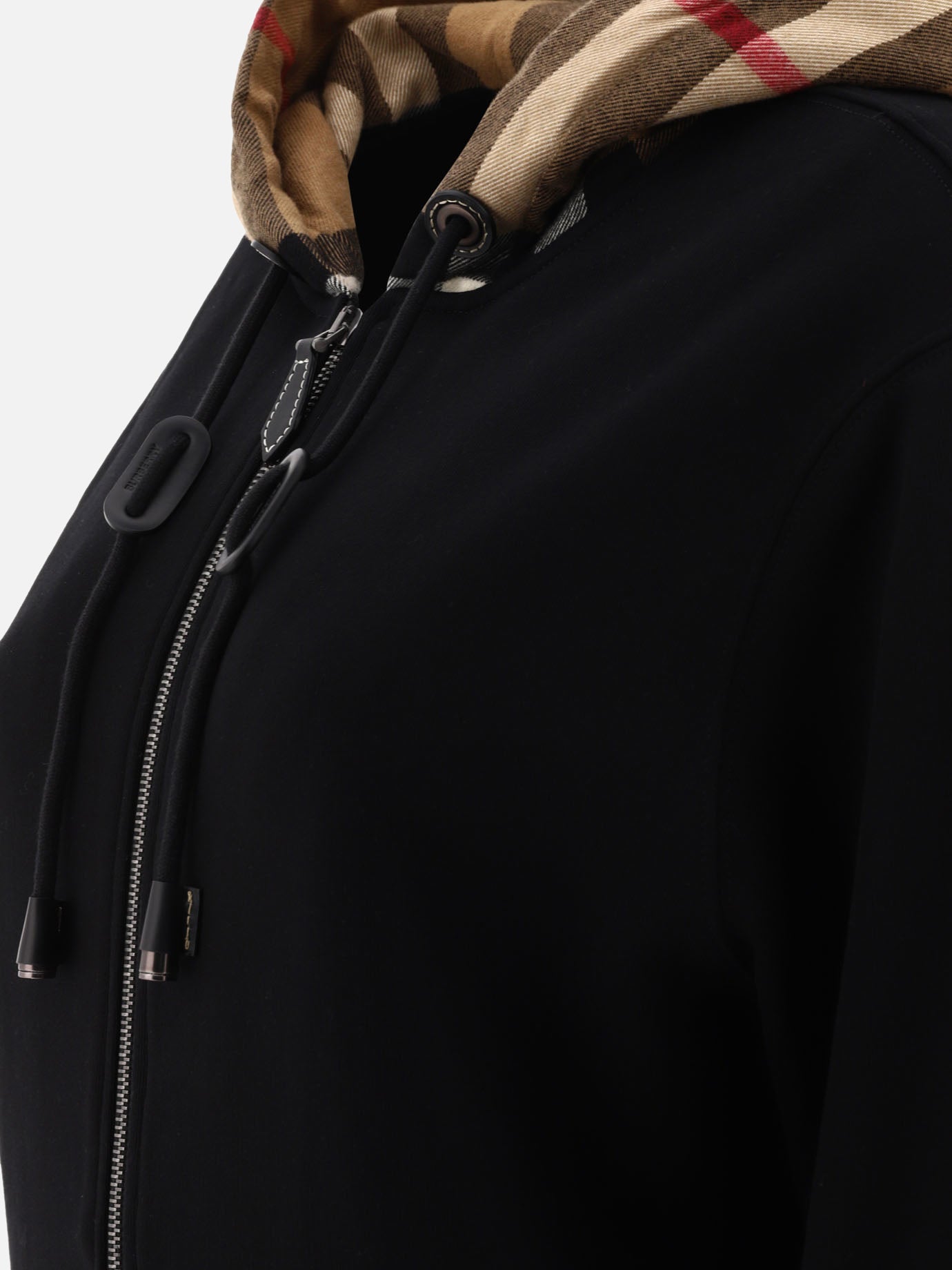 Full zip sweatshirts 100% cotton  Black - Burberry Women | PDP | VIETTI Online Store | thumbnail_4