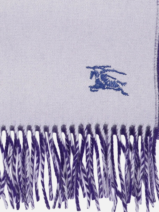 Fringed scarves 100% cashmere  Purple - Burberry Women | PLP | VIETTI Online Store | 2
