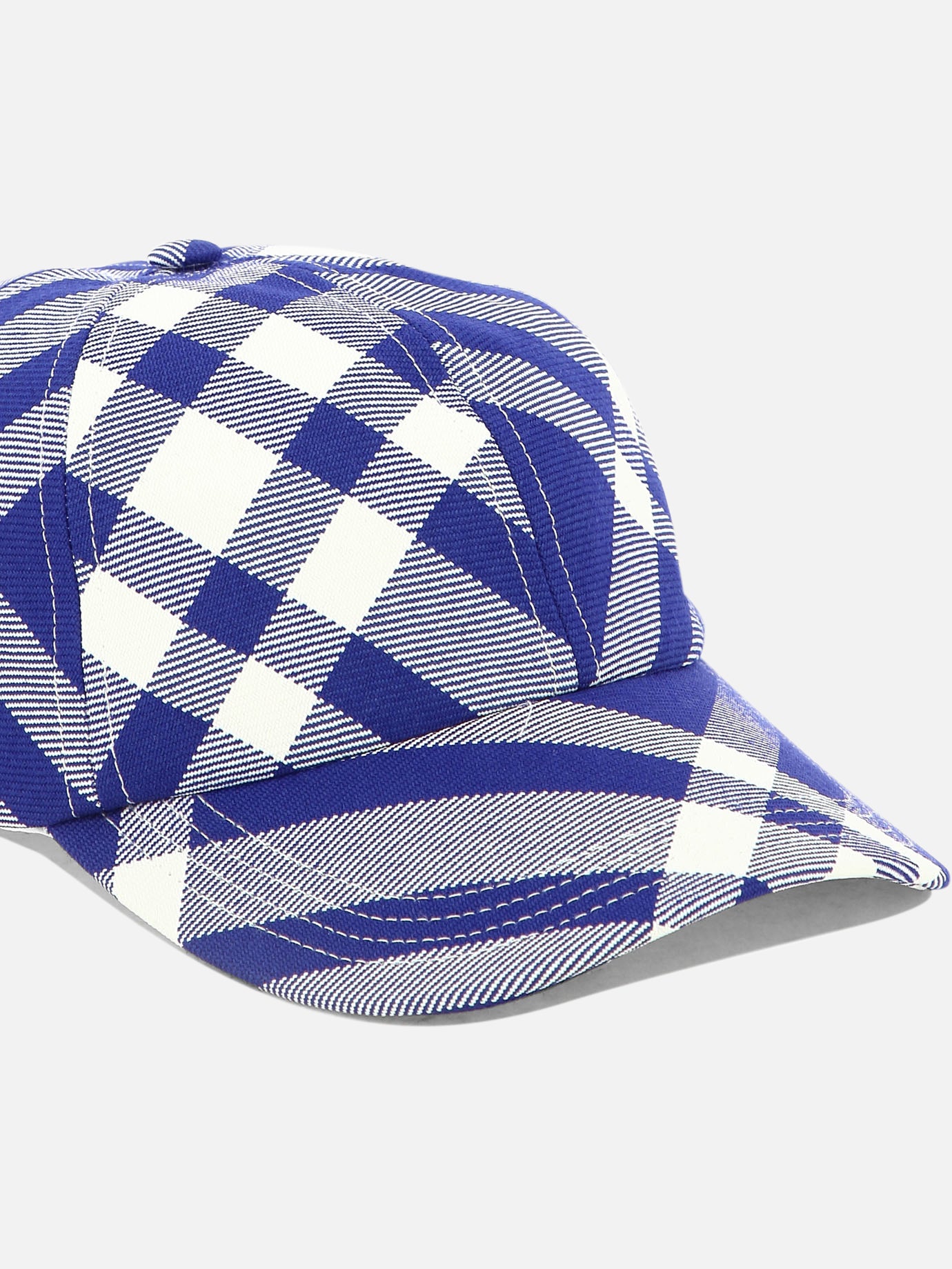 Baseball caps 67% polyester 33% wool  Blue - Burberry Women | PDP | VIETTI Online Store | thumbnail_4