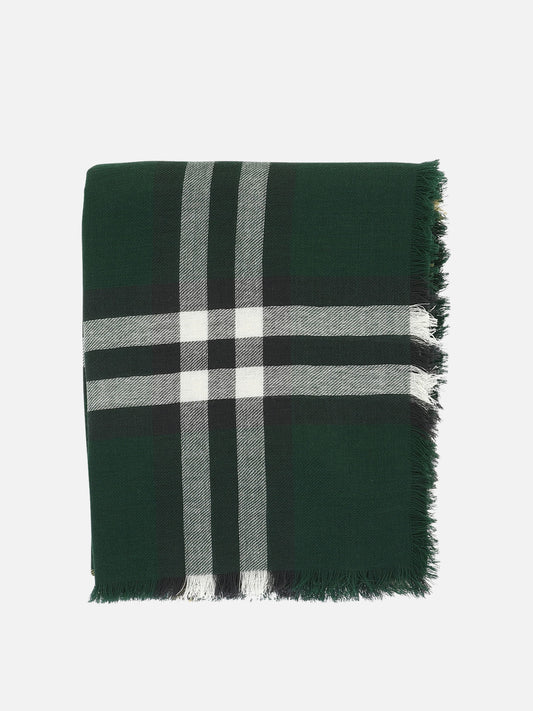 Fringed scarves 100% wool  Green - Burberry Women | PLP | VIETTI Online Store 
