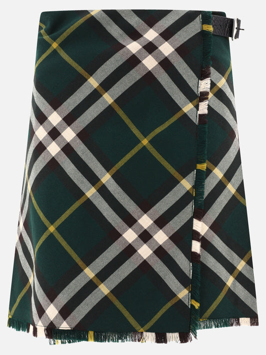 Miniskirts 100% wool  Green - Burberry Women | PLP | VIETTI Online Store 
