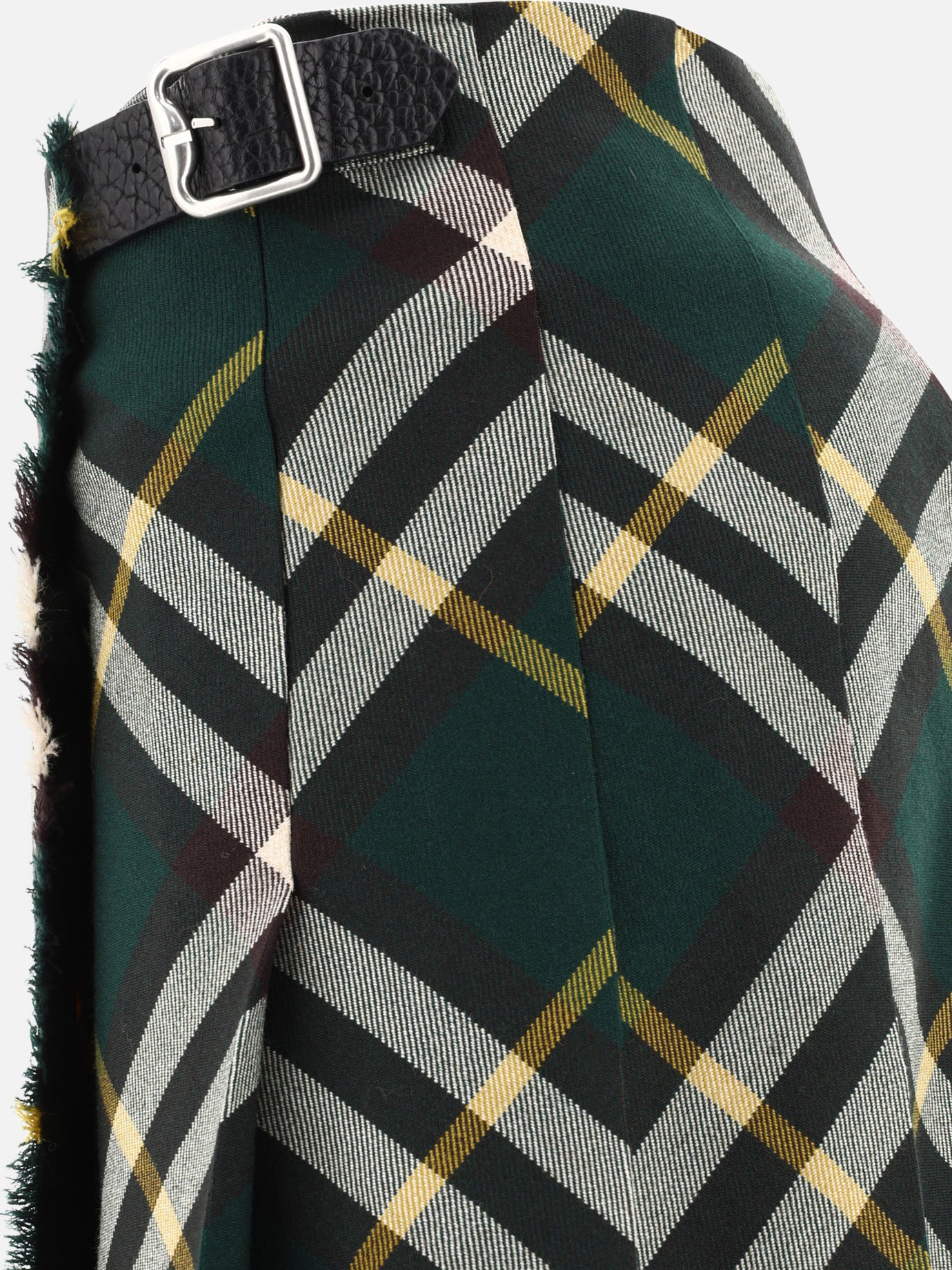 Miniskirts 100% wool  Green - Burberry Women | PDP | VIETTI Online Store | thumbnail_4