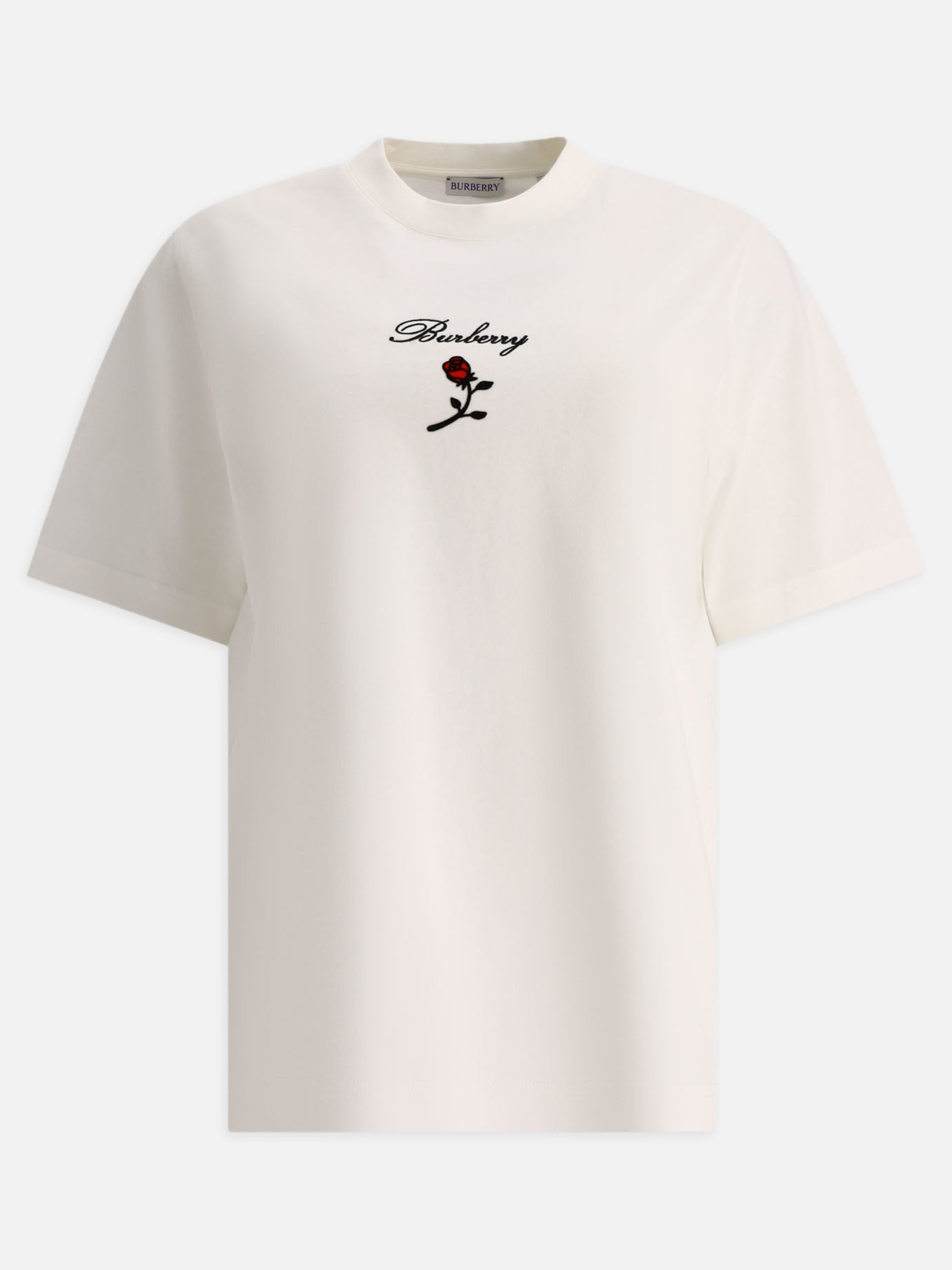 Crewneck t-shirts 100% cotton  White - Burberry Women | PDP | VIETTI Online Store | Zoom-Modal
