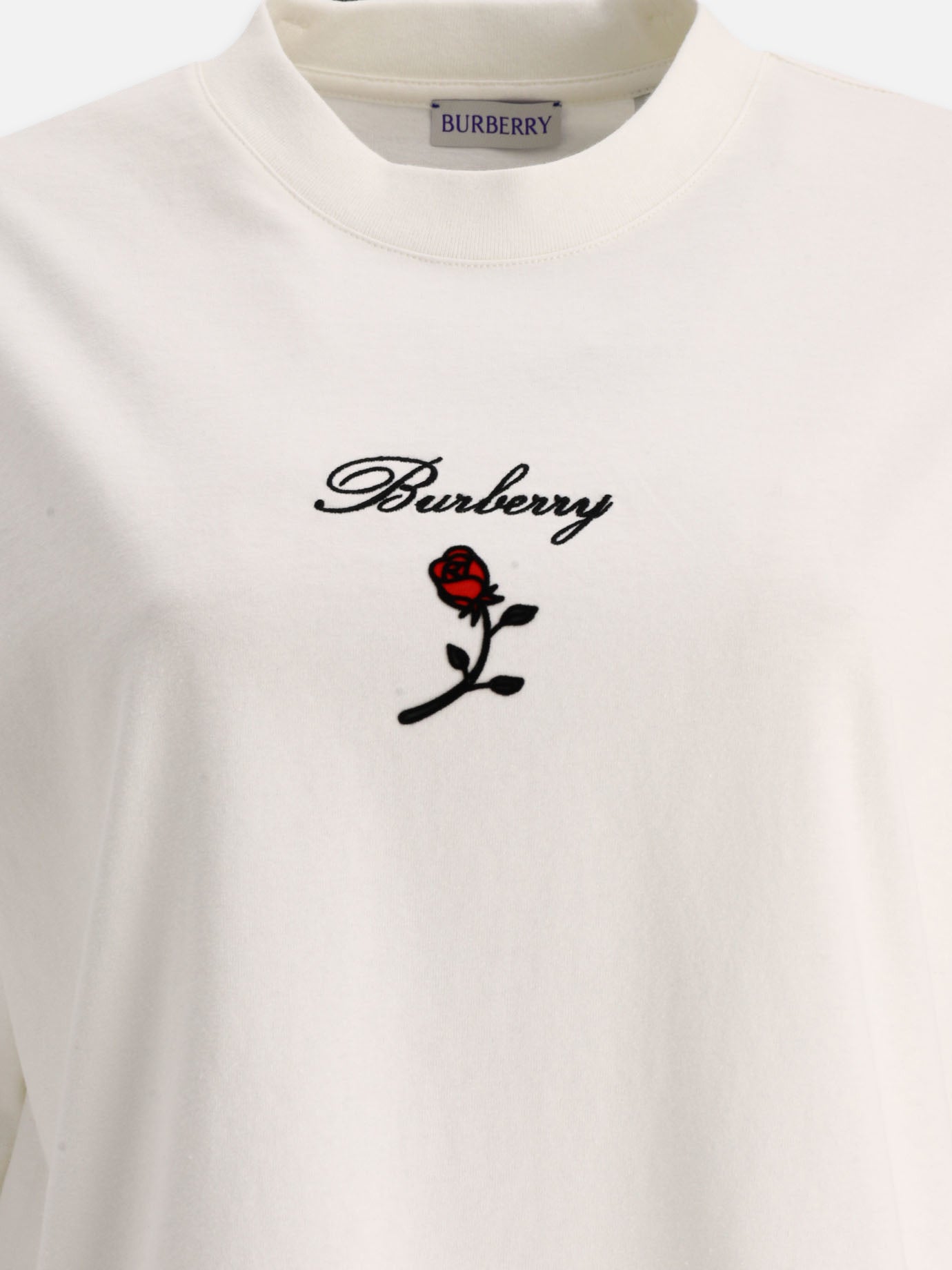 Crewneck t-shirts 100% cotton  White - Burberry Women | PDP | VIETTI Online Store | Zoom-Modal_3
