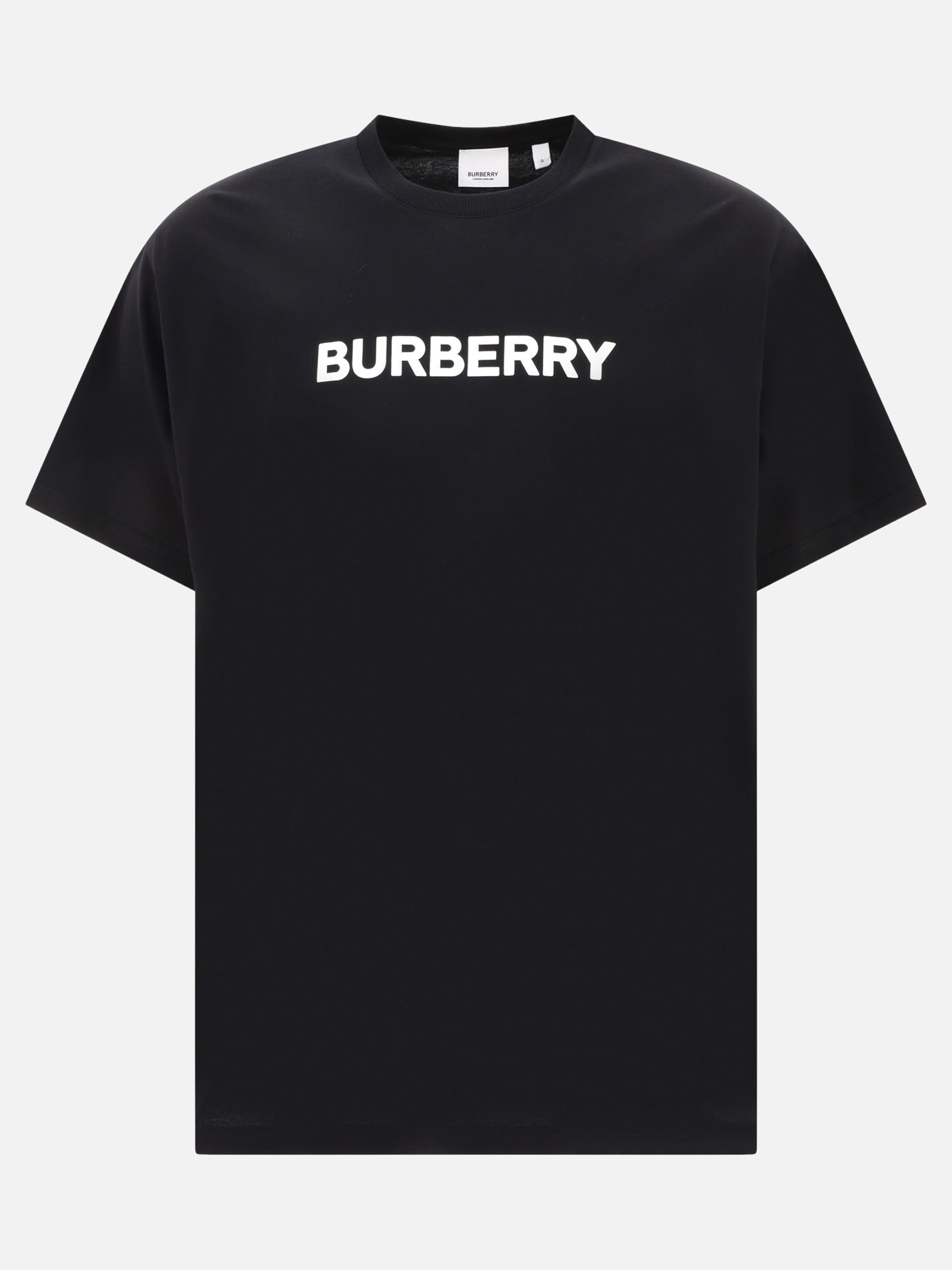 Crewneck t-shirts 100% cotton  Black - Burberry Men | PDP | VIETTI Online Store | Zoom-Modal
