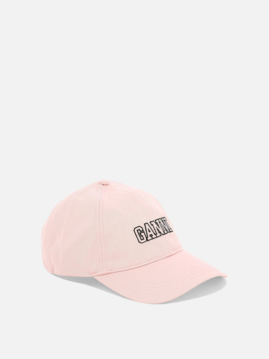Baseball caps 100% cotton  Pink - Ganni Women | PLP | VIETTI Online Store | 2
