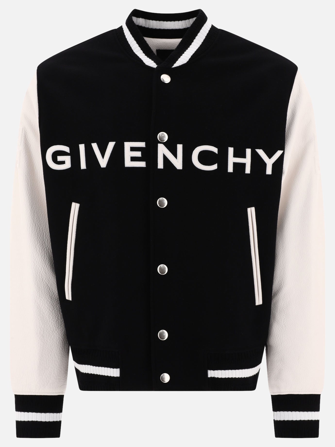 Bomber jackets 80% polyamide 20% wool  Black - Givenchy Men | PDP | VIETTI Online Store | Zoom-Modal
