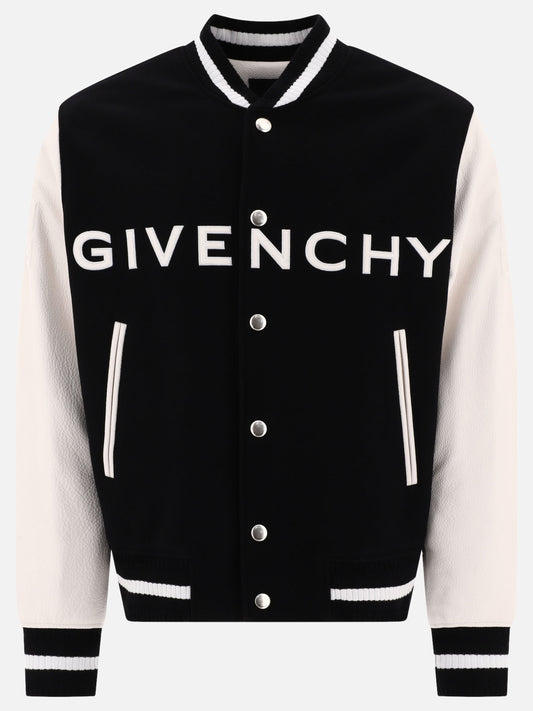 Bomber jackets 80% polyamide 20% wool  Black - Givenchy Men | PLP | VIETTI Online Store 
