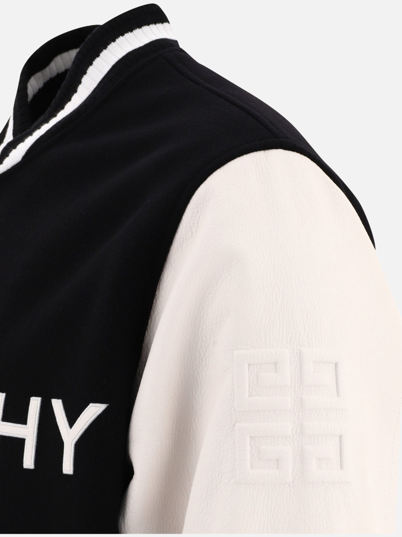 Bomber jackets 80% polyamide 20% wool  Black - Givenchy Men | PDP | VIETTI Online Store | thumbnail_4