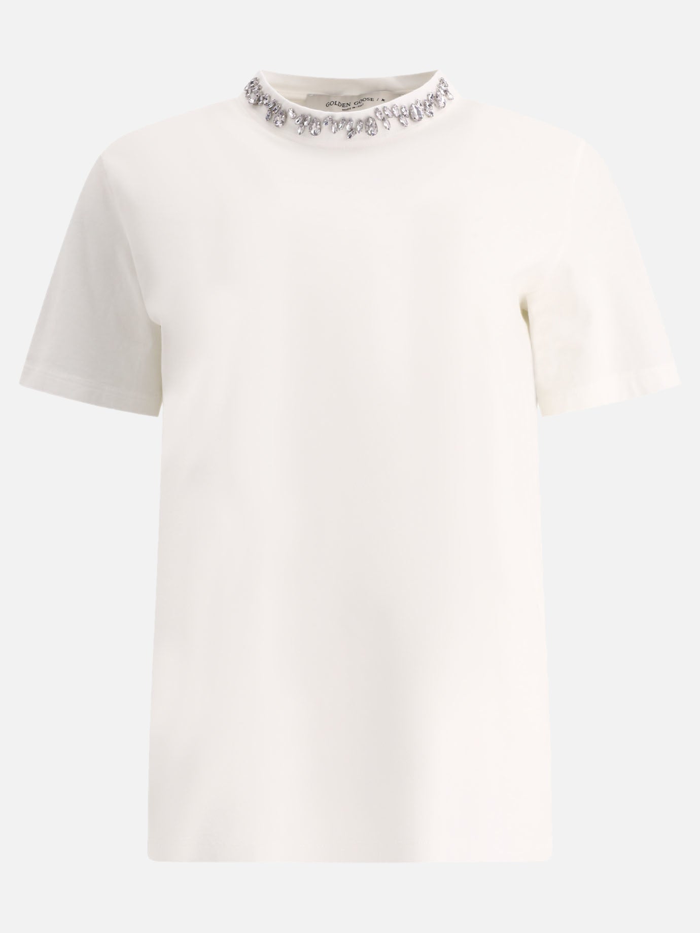 Crewneck t-shirts 100% cotton  White - Golden Goose Women | PDP | VIETTI Online Store | thumbnail