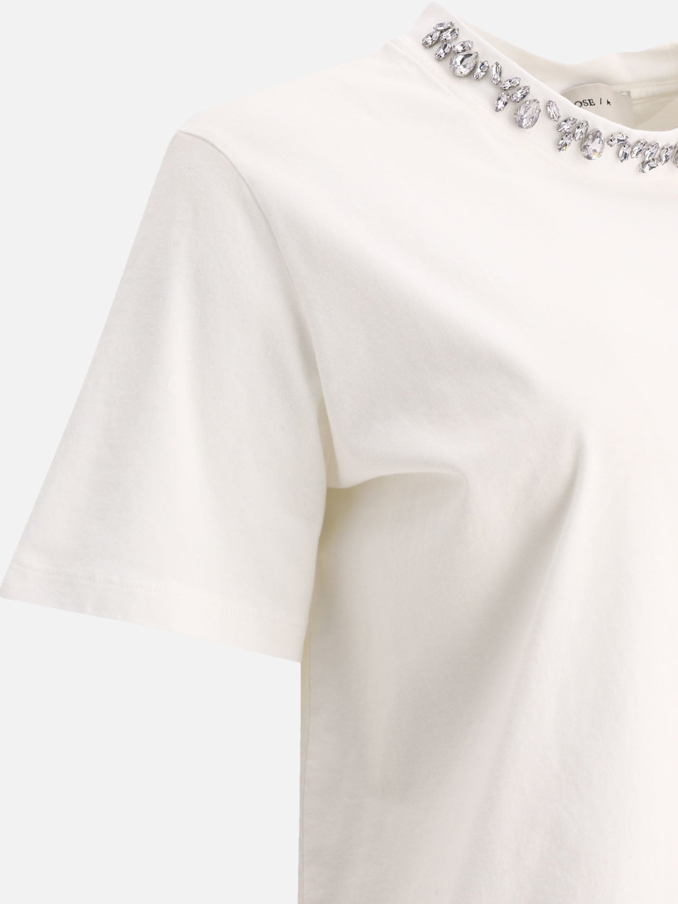 Crewneck t-shirts 100% cotton  White - Golden Goose Women | PDP | VIETTI Online Store | Zoom-Modal_4
