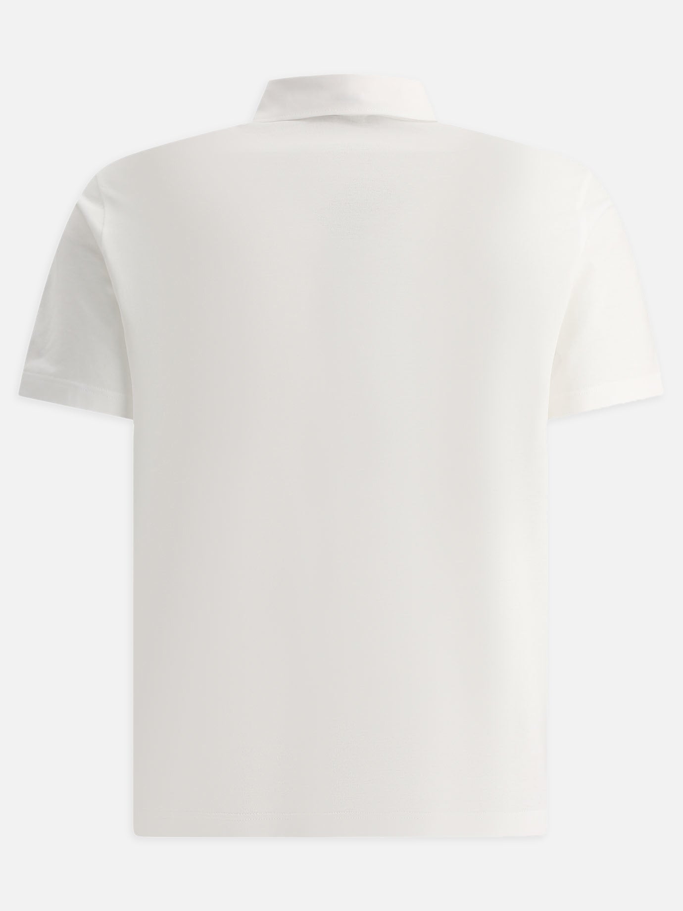 Crêpe jersey polo shirt