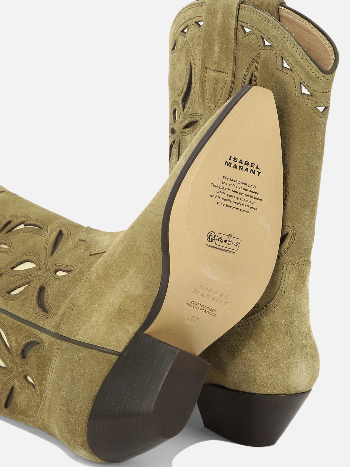 Cowboy 100% suede - 100% leather  Beige - Isabel Marant Women | PDP | VIETTI Online Store | Zoom-Modal_5
