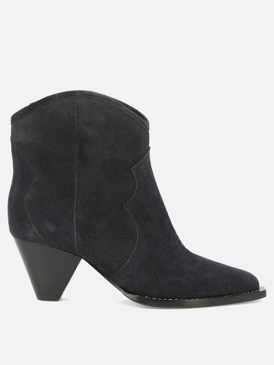 Cowboy 100% suede - 100% rubber  Black - Isabel Marant Women | PLP | VIETTI Online Store 
