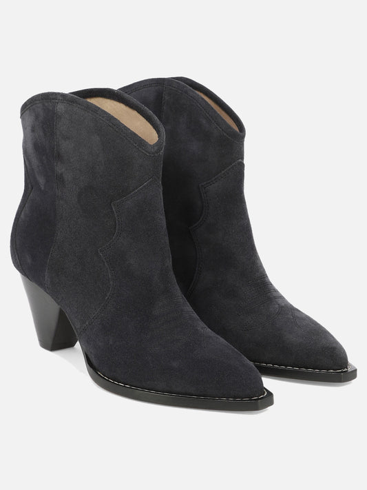 Cowboy 100% suede - 100% rubber  Black - Isabel Marant Women | PLP | VIETTI Online Store | 2
