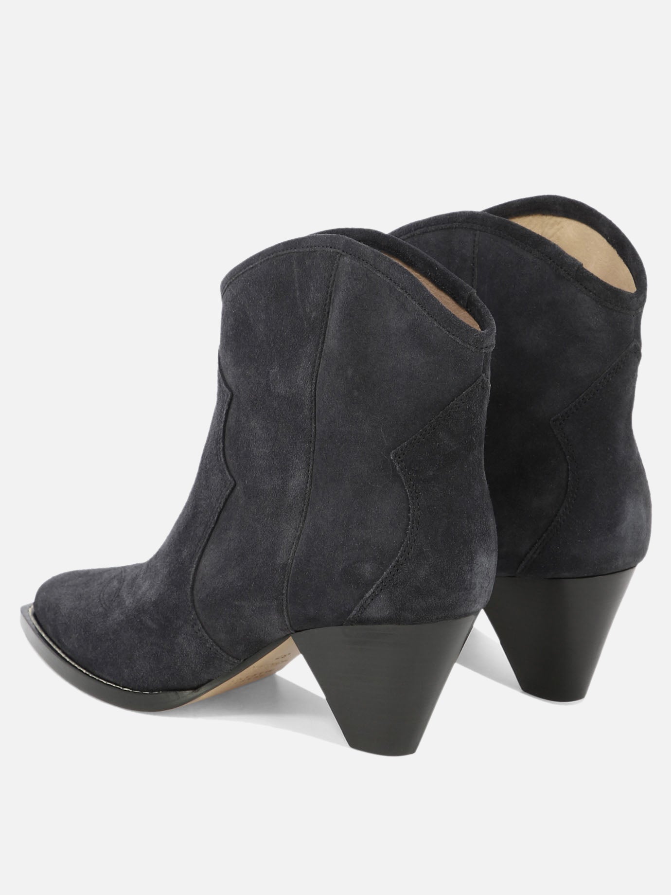 Cowboy 100% suede - 100% rubber  Black - Isabel Marant Women | PDP | VIETTI Online Store | thumbnail_4