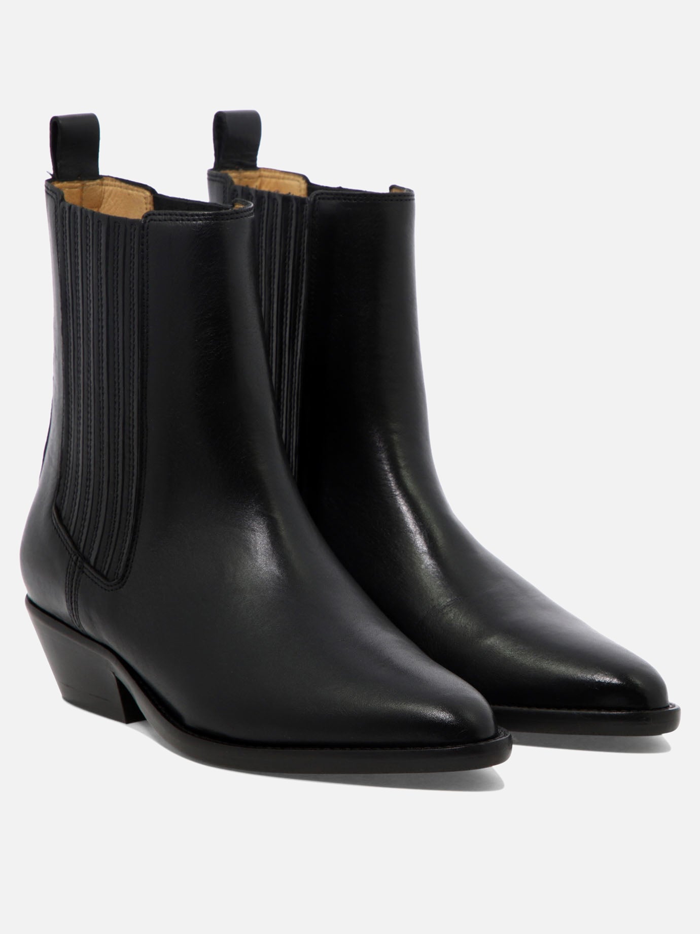 Cowboy 100% calf leather - 100% leather  Black - Isabel Marant Women | PDP | VIETTI Online Store | thumbnail_2