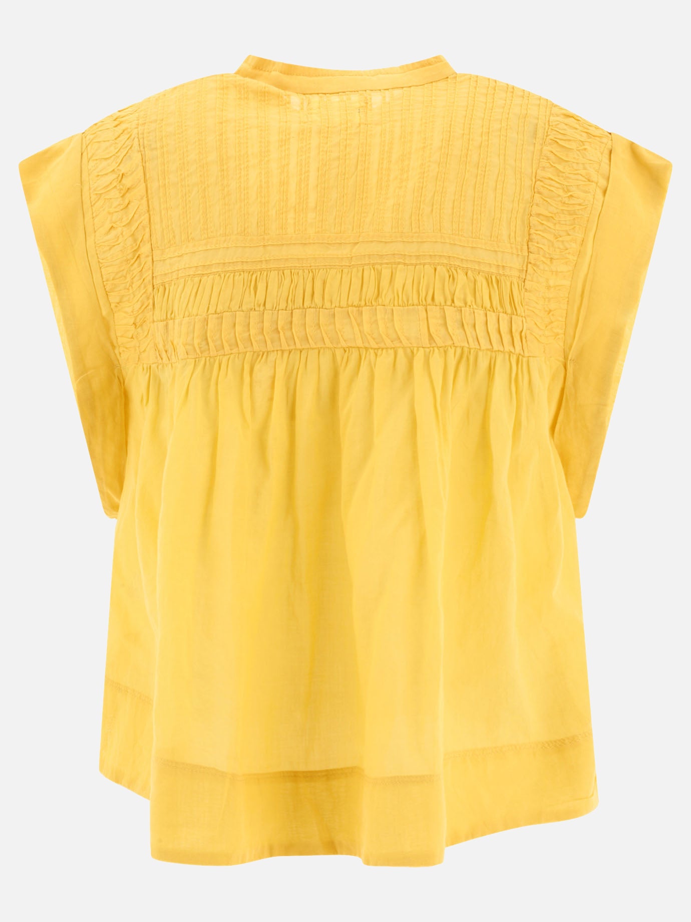 Blouses 100% organic cotton  Yellow - Marant Étoile Women | PDP | VIETTI Online Store | Zoom-Modal_2
