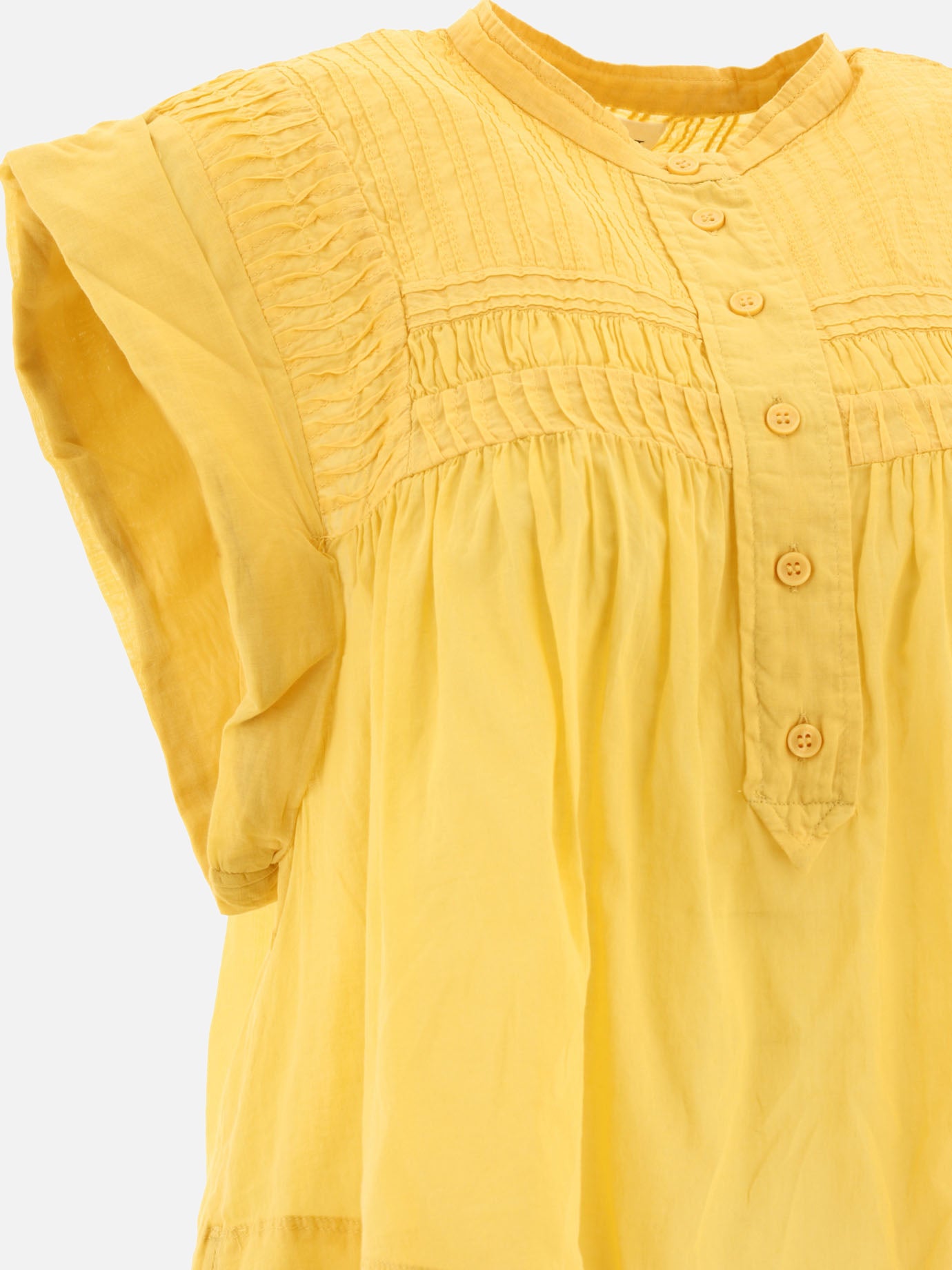 Blouses 100% organic cotton  Yellow - Marant Étoile Women | PDP | VIETTI Online Store | Zoom-Modal_4
