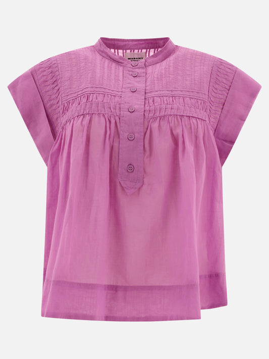 Blouses 100% organic cotton  Purple - Marant Étoile Women | PLP | VIETTI Online Store 
