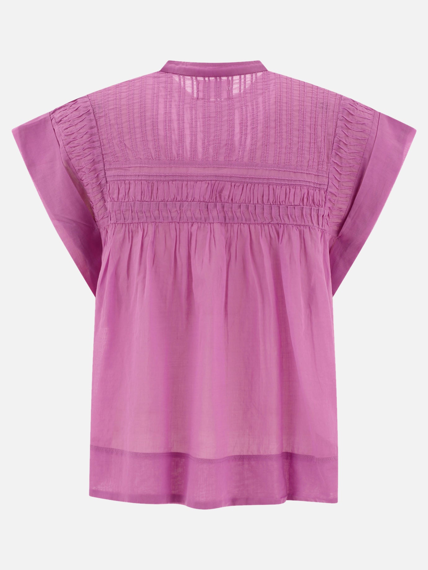 Blouses 100% organic cotton  Purple - Marant Étoile Women | PDP | VIETTI Online Store | Zoom-Modal_2
